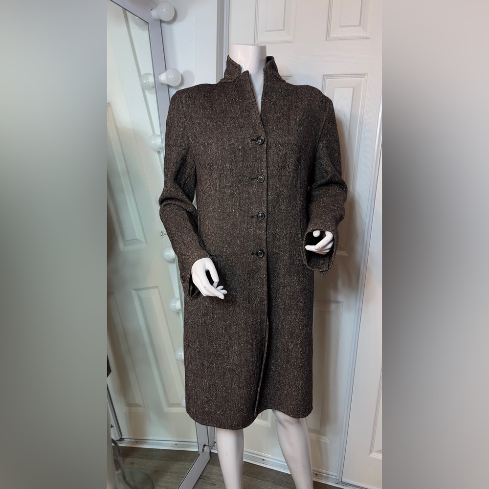 Piazza Sempione Dark Brown Trench Coat